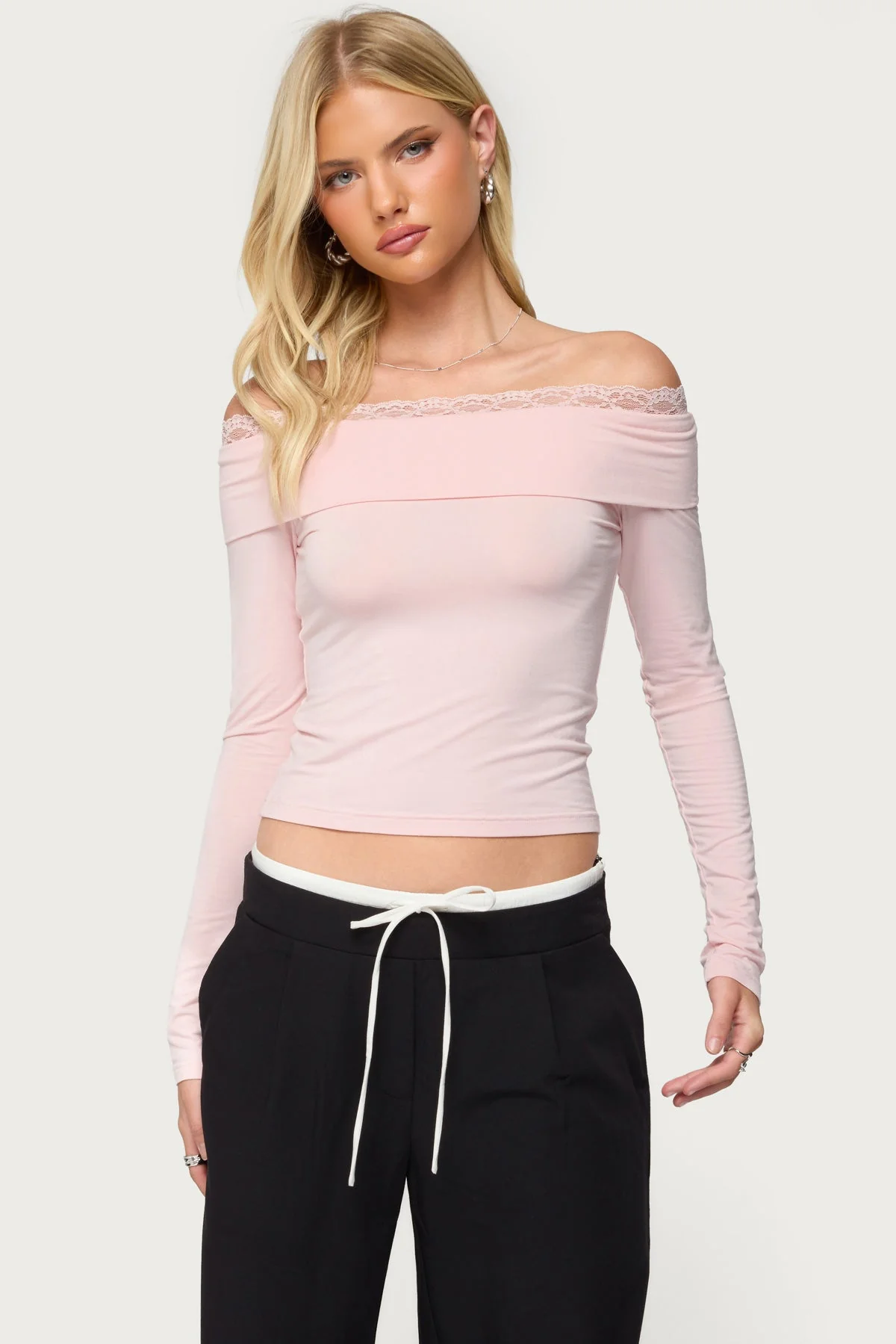 Janus Lacey Fold Over Top - Image 2