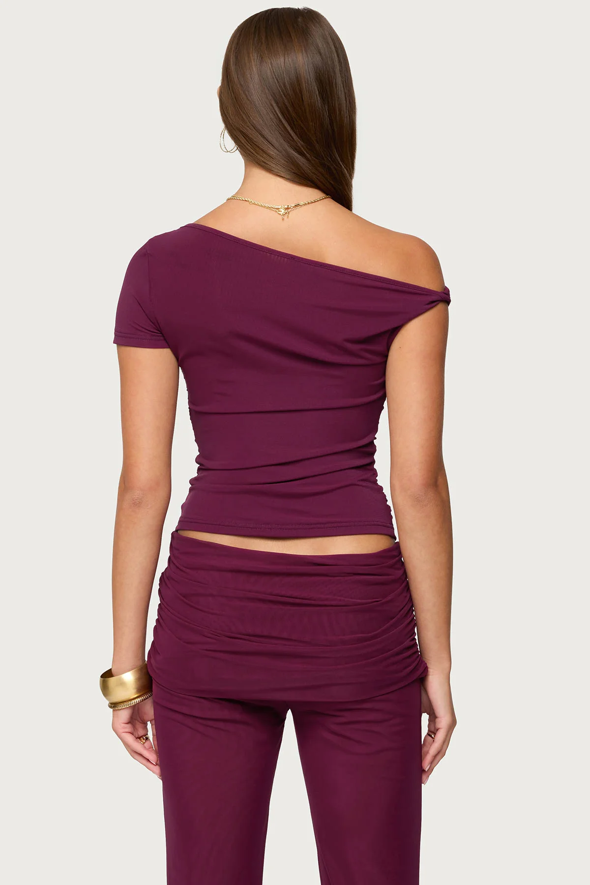 Halli Twisted Off Shoulder Top - Image 5