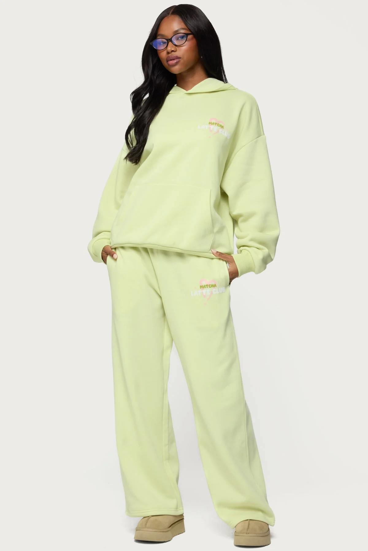 Matcha Lover Straight Leg Joggers