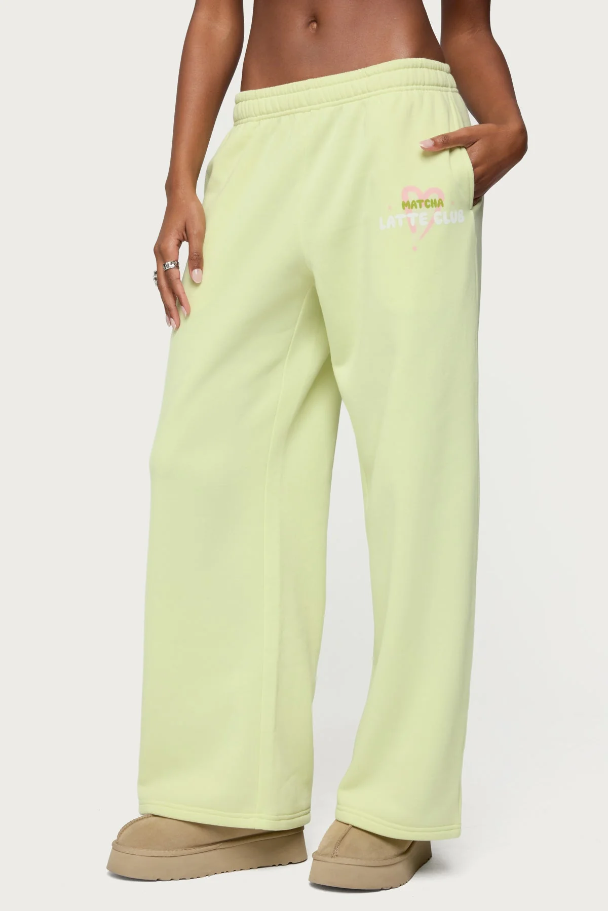 Matcha Lover Straight Leg Joggers - Image 2
