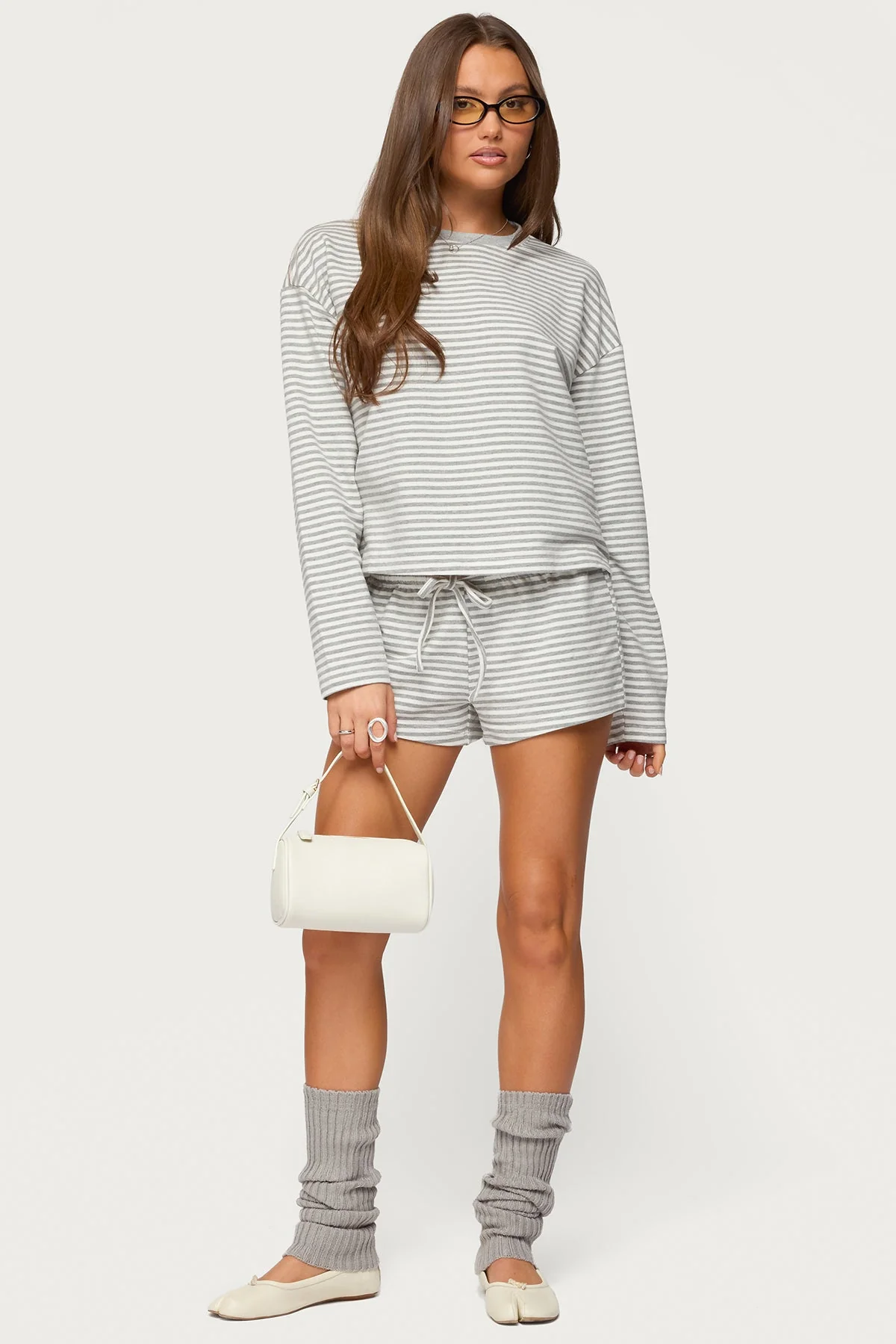 Jainee Striped Long Sleeve T Shirt - Image 2