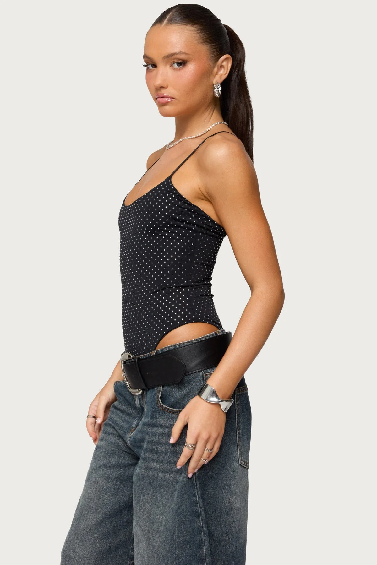 Georgey Rhinestone Bodysuit - Image 3