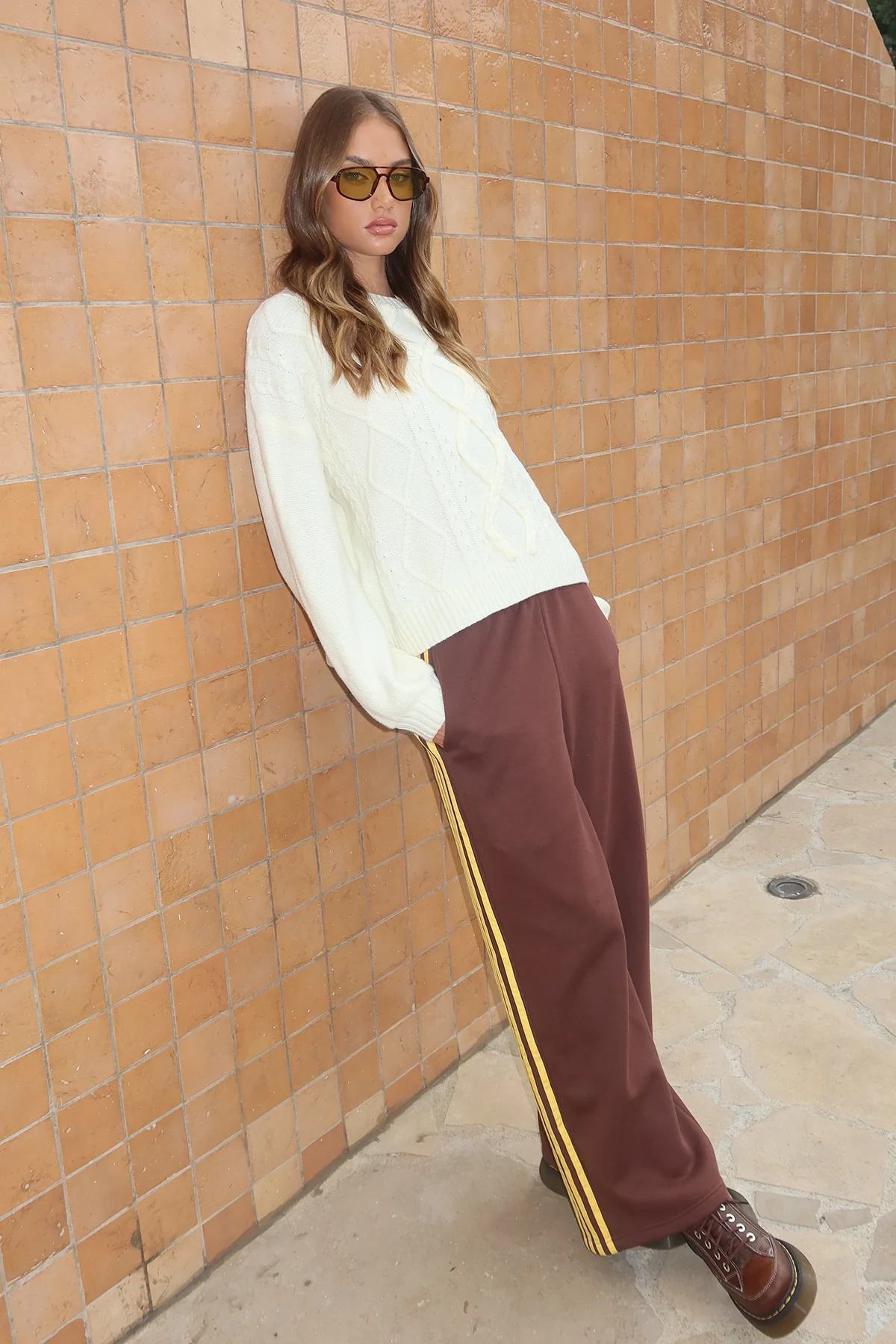 Sorin Contrast Striped Joggers