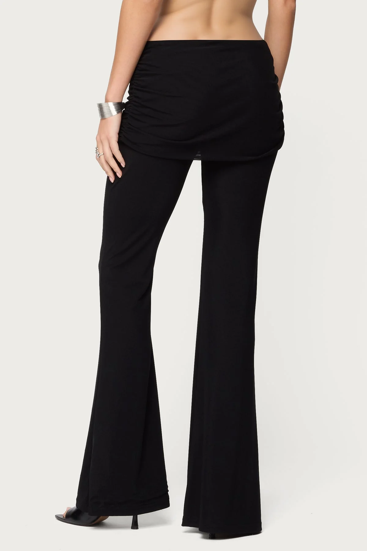 Halli Foldover Mini Skirt Trousers - Image 4