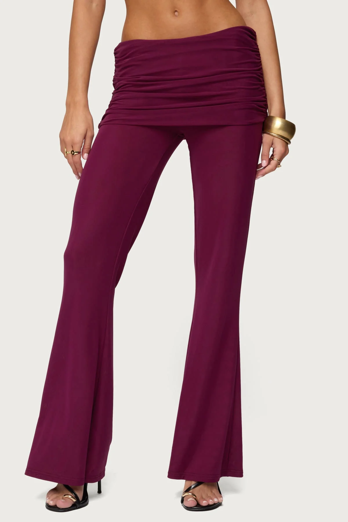 Halli Foldover Mini Skirt Trousers - Image 2