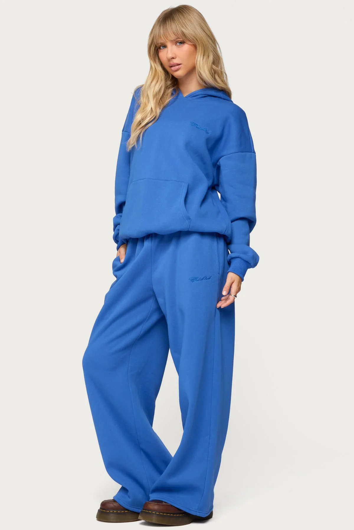 Basic Girl Wide Leg Edikted Joggers - Image 6