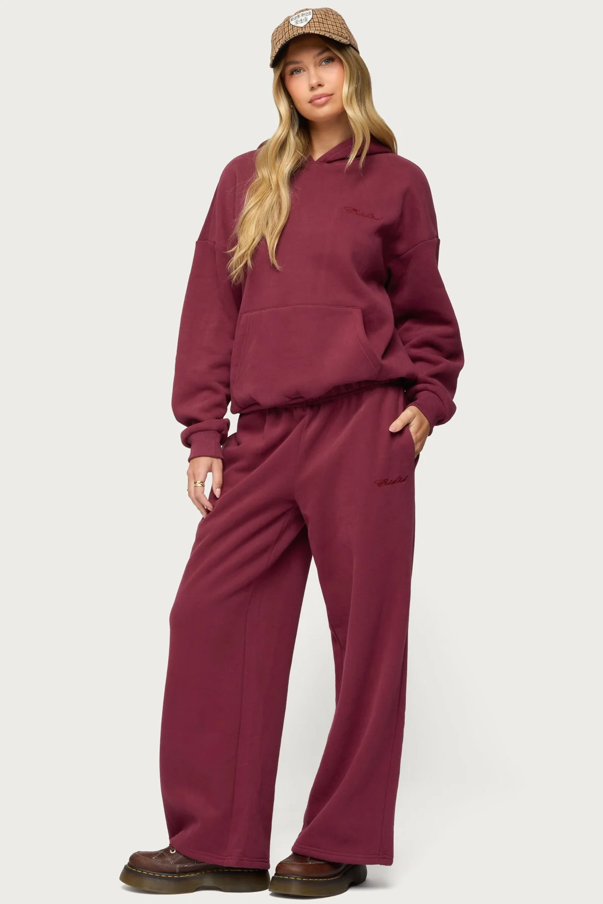 Basic Girl Wide Leg Edikted Joggers - Image 3