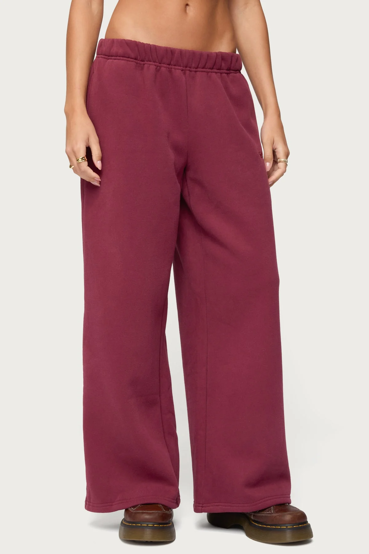 Basic Girl Wide Leg Edikted Joggers - Image 4