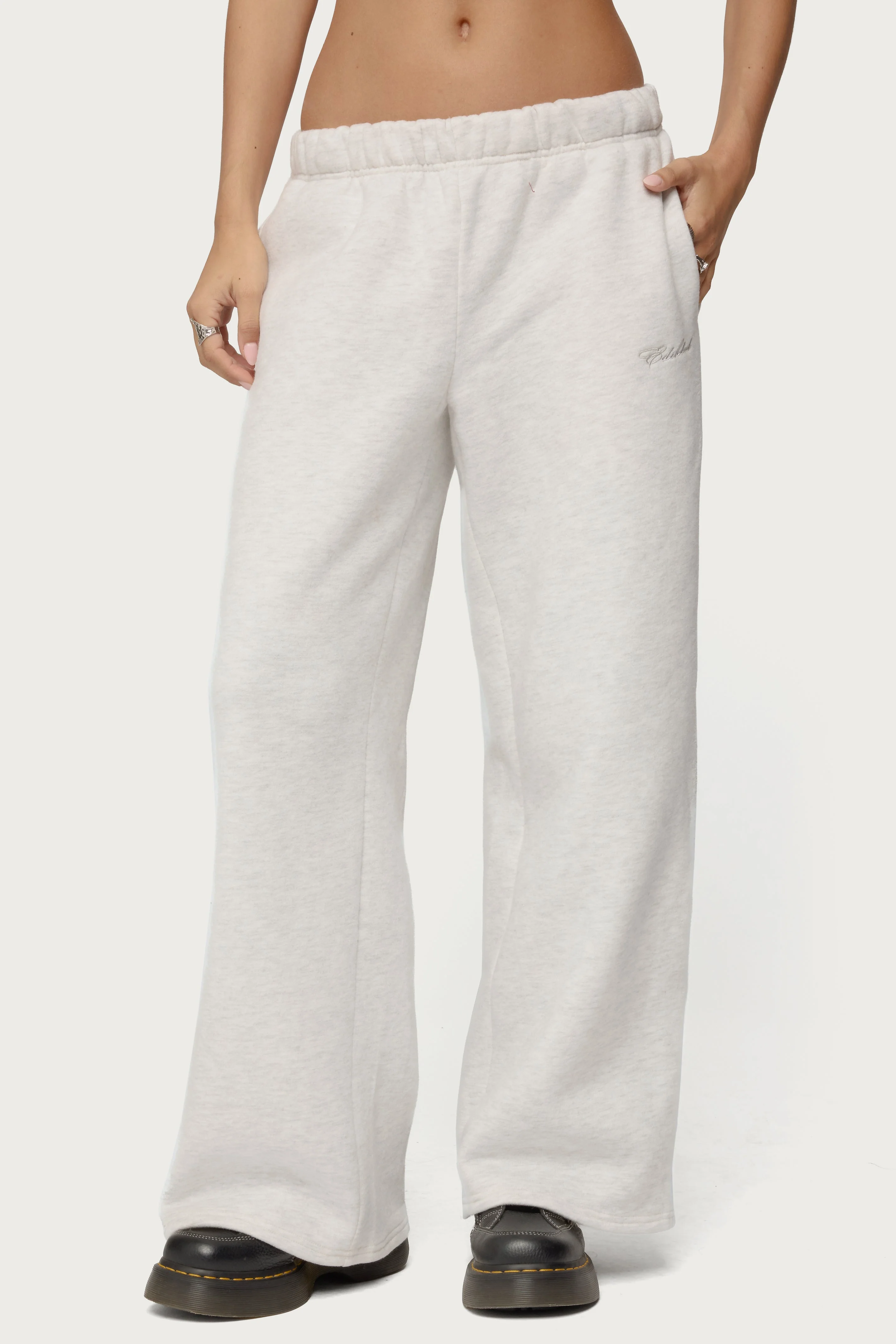 Basic Girl Wide Leg Edikted Joggers - Image 3