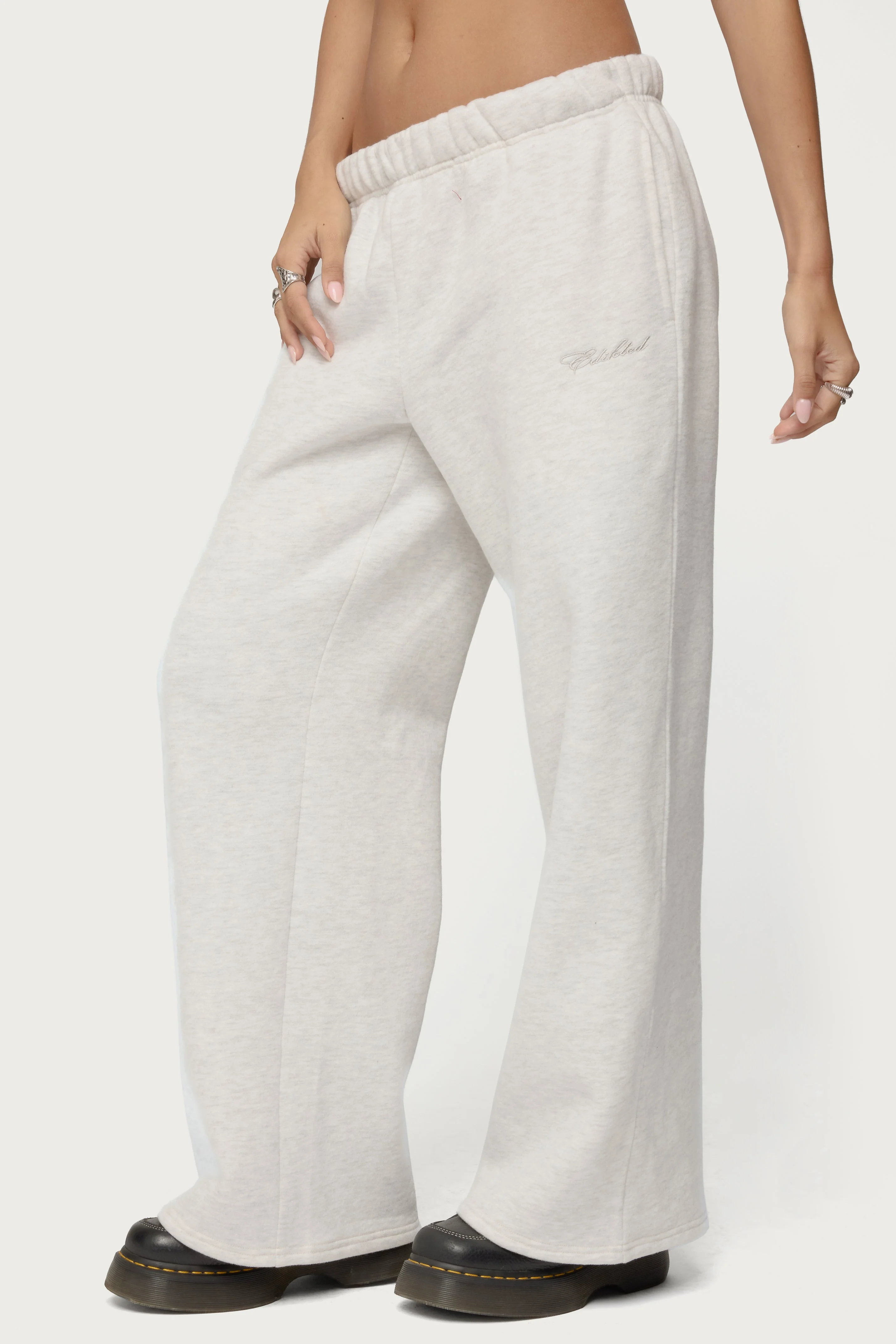 Basic Girl Wide Leg Edikted Joggers - Image 4