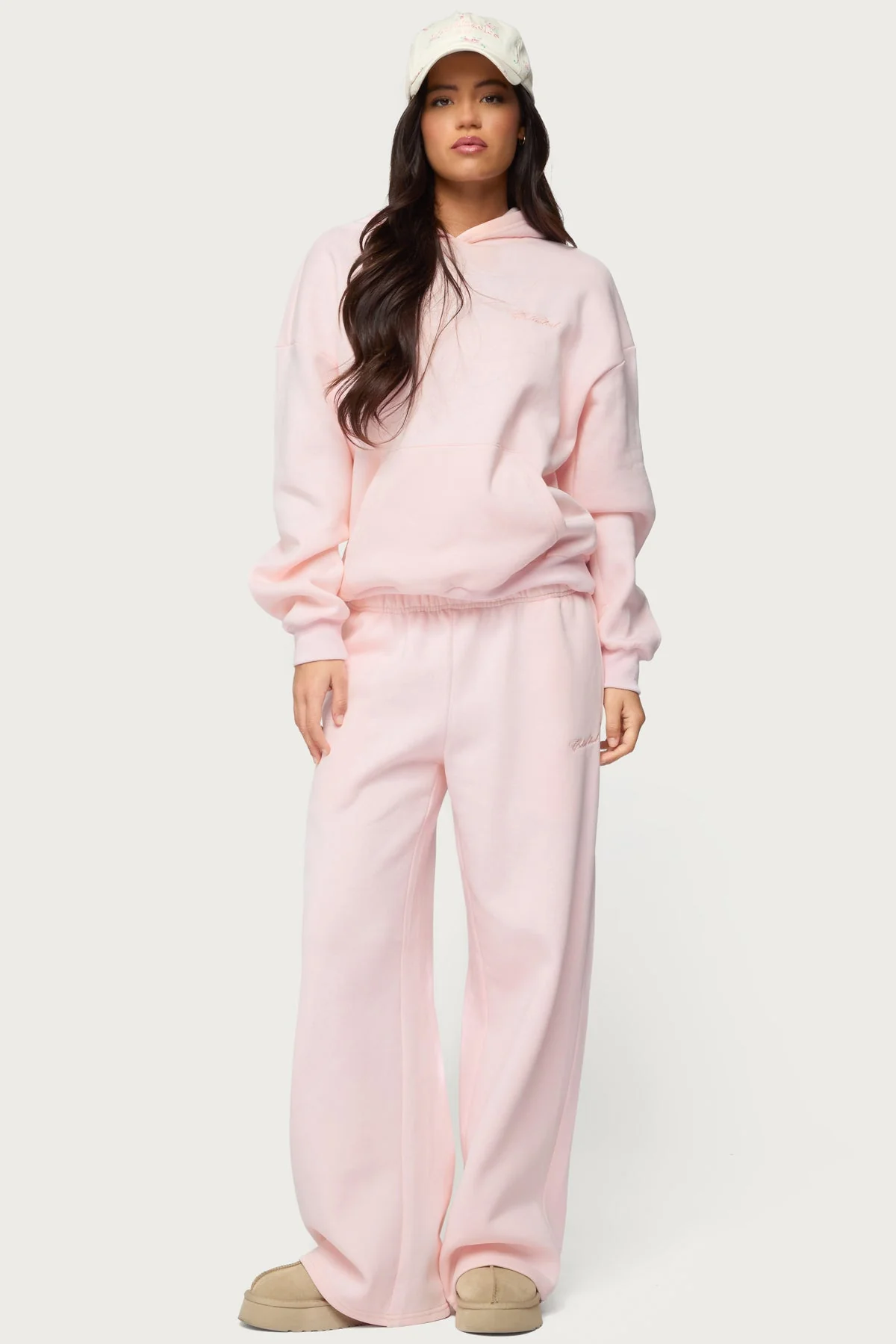 Basic Girl Wide Leg Edikted Joggers - Image 5