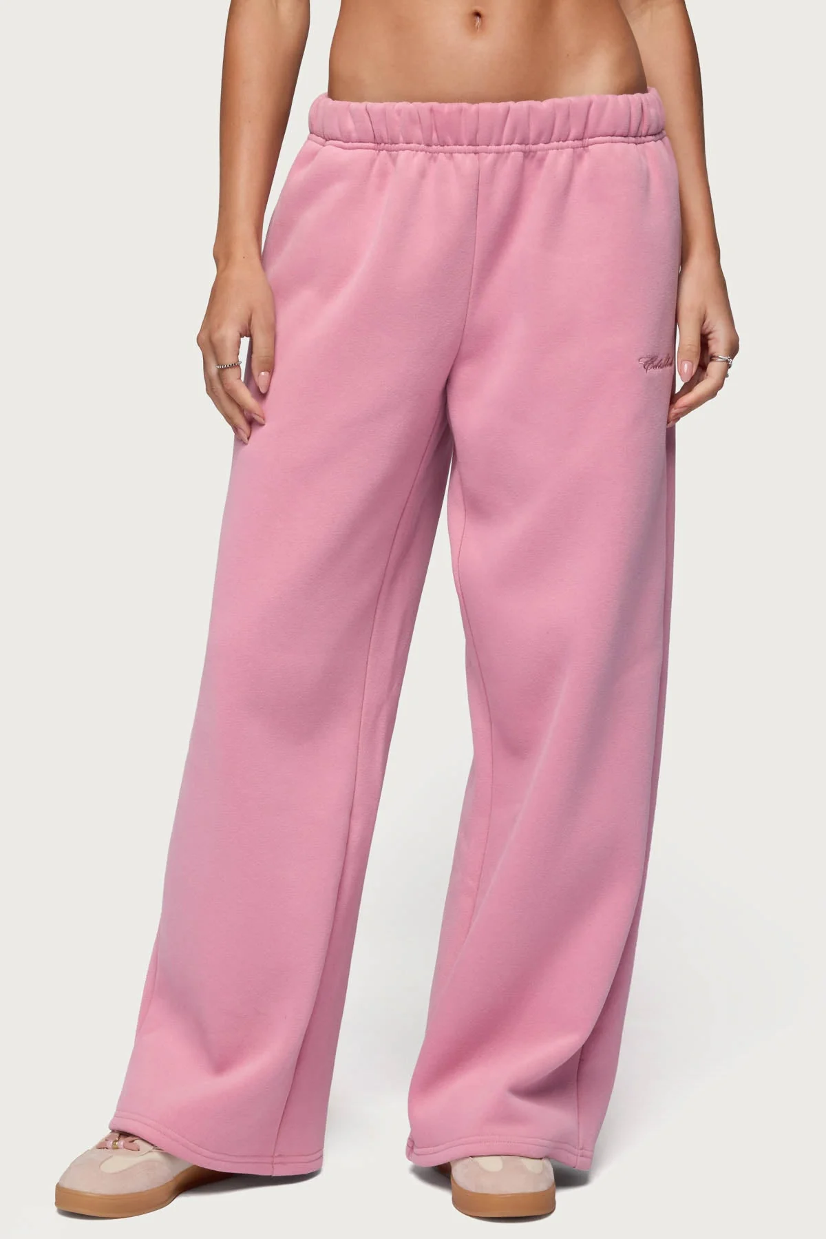 Basic Girl Wide Leg Edikted Joggers - Image 2