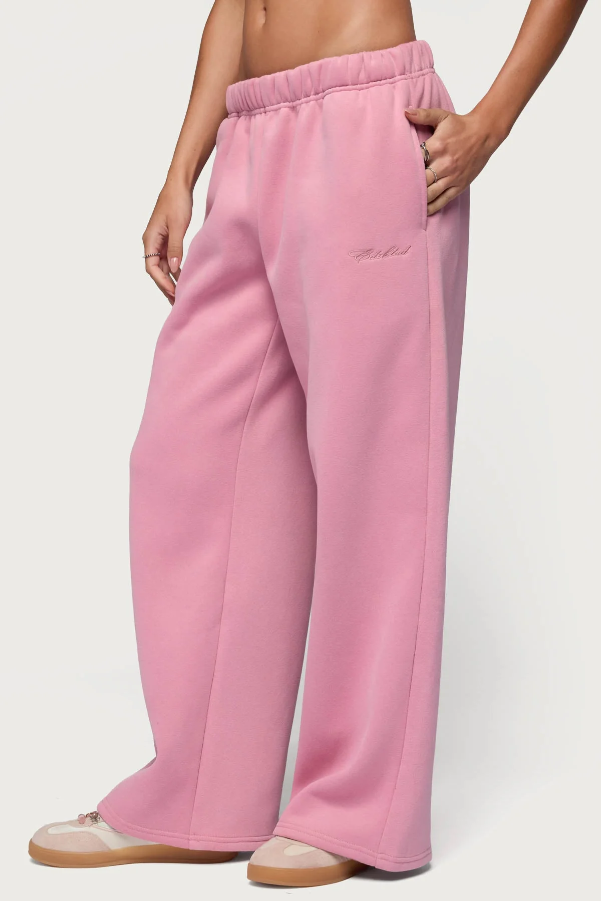 Basic Girl Wide Leg Edikted Joggers - Image 3
