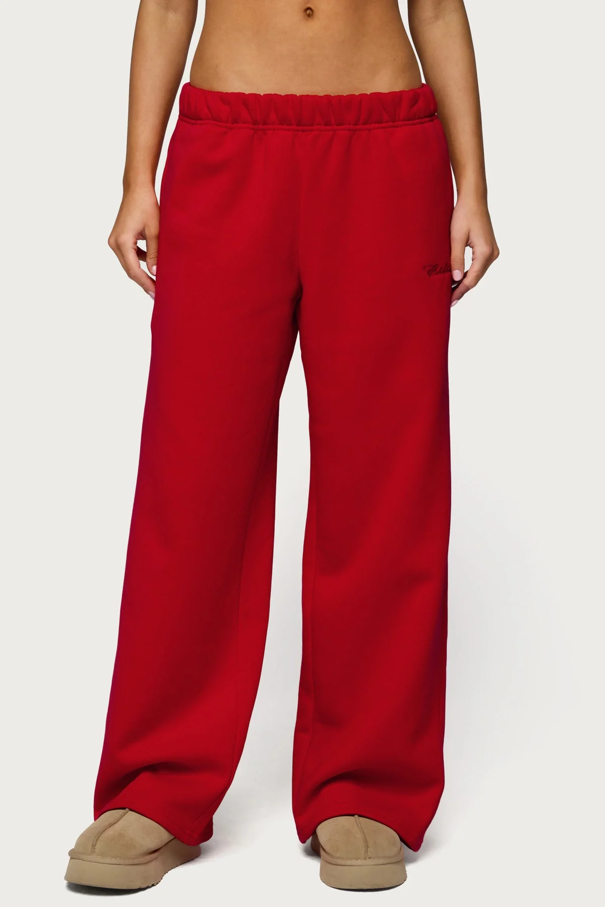 Basic Girl Wide Leg Edikted Joggers - Image 2
