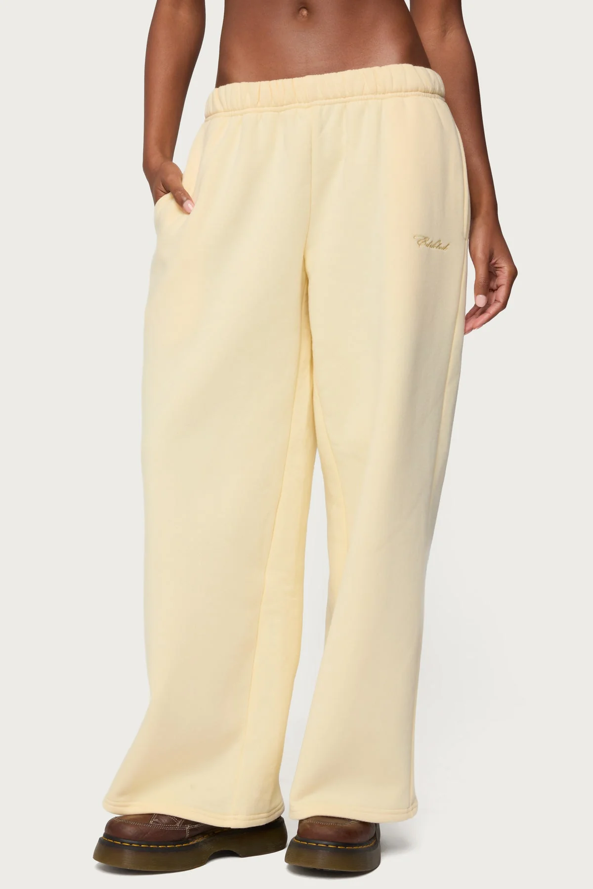 Basic Girl Wide Leg Edikted Joggers - Image 3
