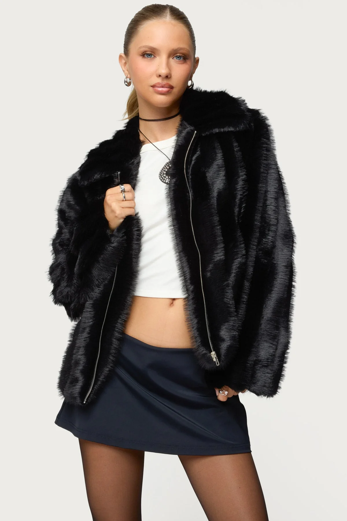 Tedi Faux Fur Jacket - Image 2