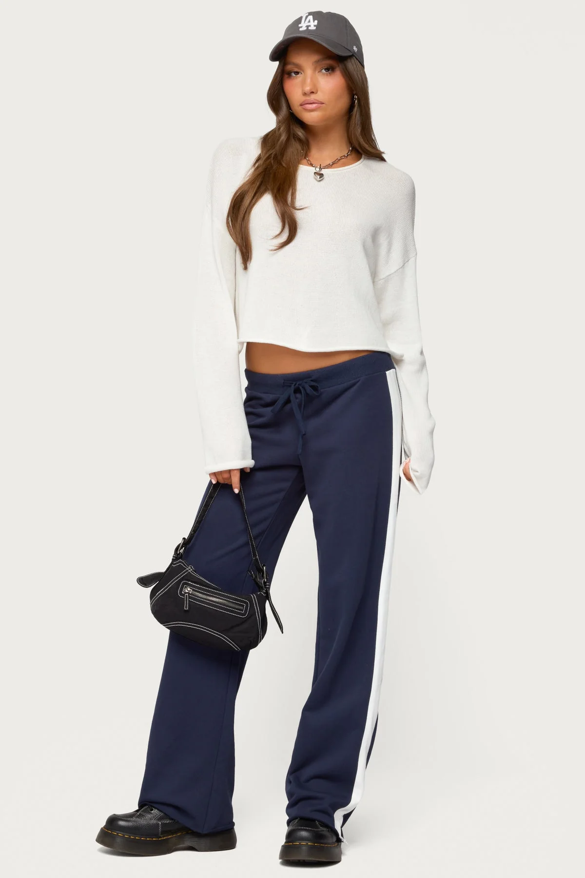 Baker Contrast Striped Joggers - Image 5