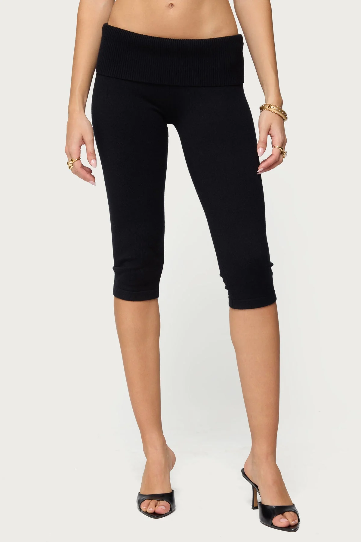 Skyla Knit Capri Trousers - Image 2