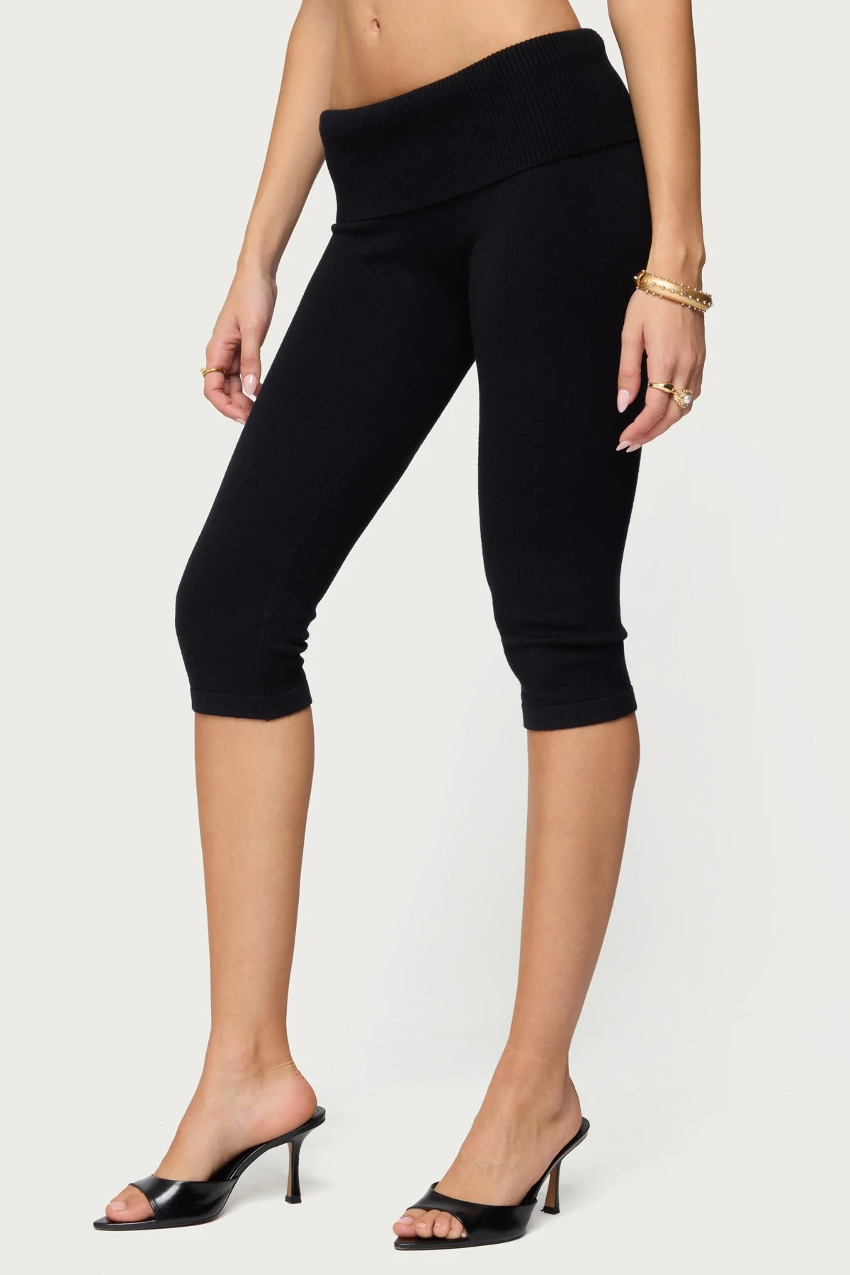 Skyla Knit Capri Trousers - Image 4