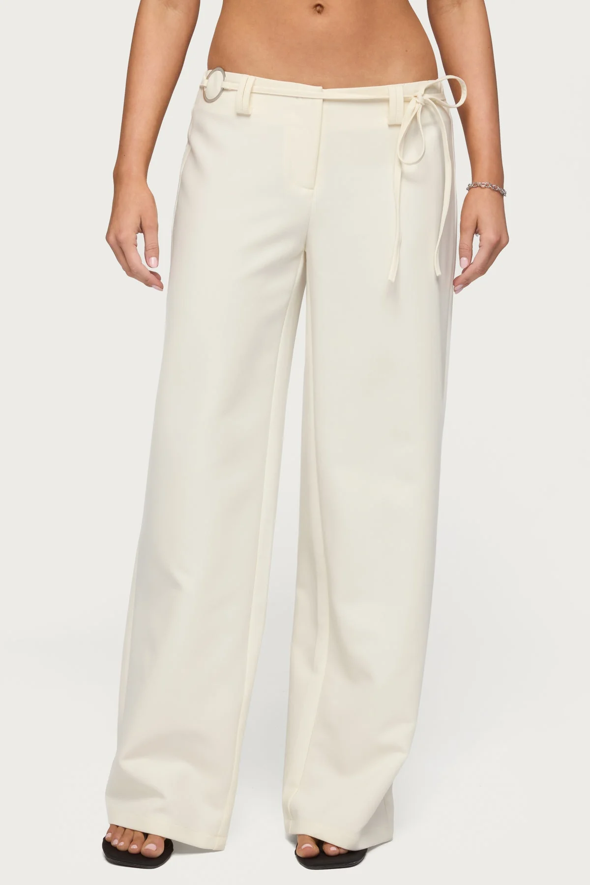 Raphael Tie Belt Trousers - Image 2