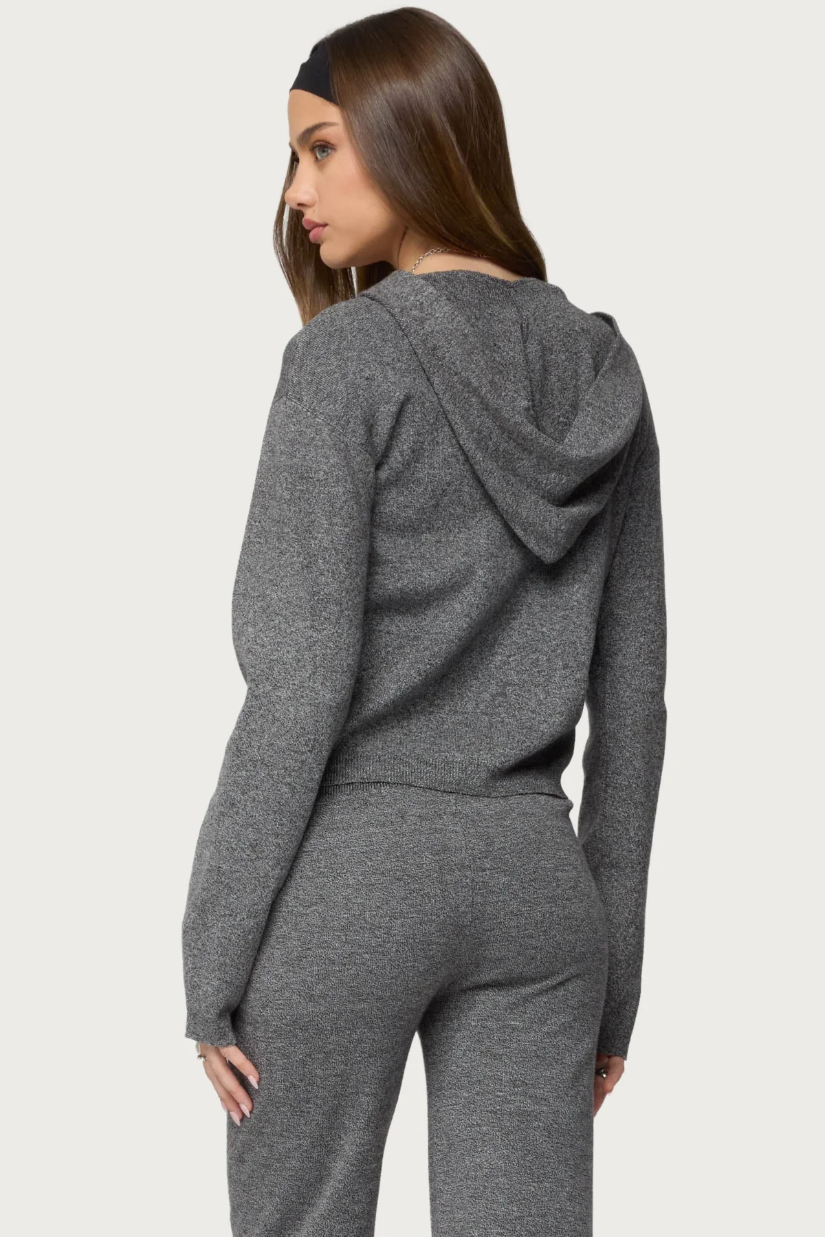 Ayah Knit Zip Up Hoodie - Image 5
