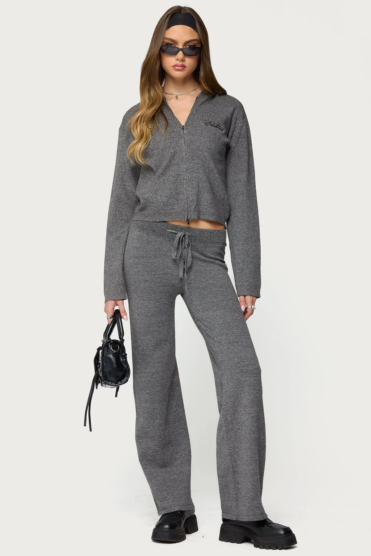 Ayah Straight Leg Knit Trousers