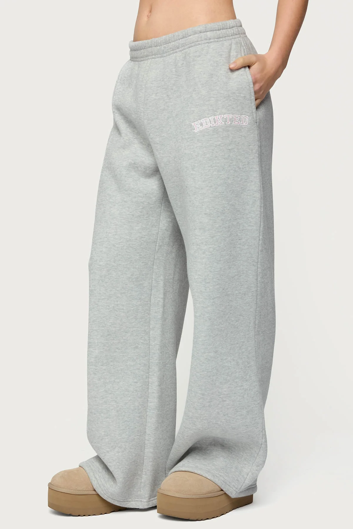 Edikted Lover Wide Leg Joggers - Image 2
