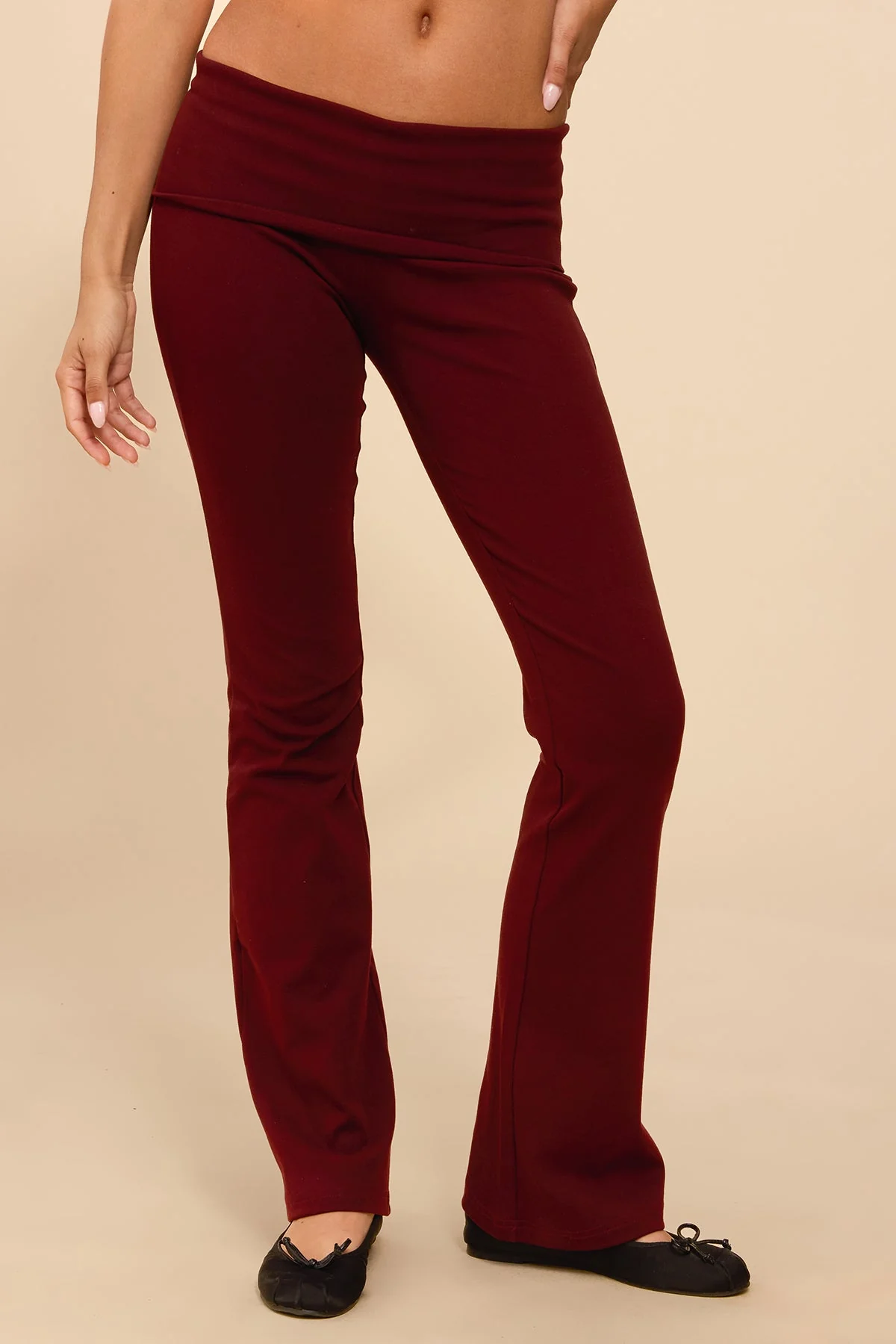 Ivanne Foldover Flared Trousers - Image 3