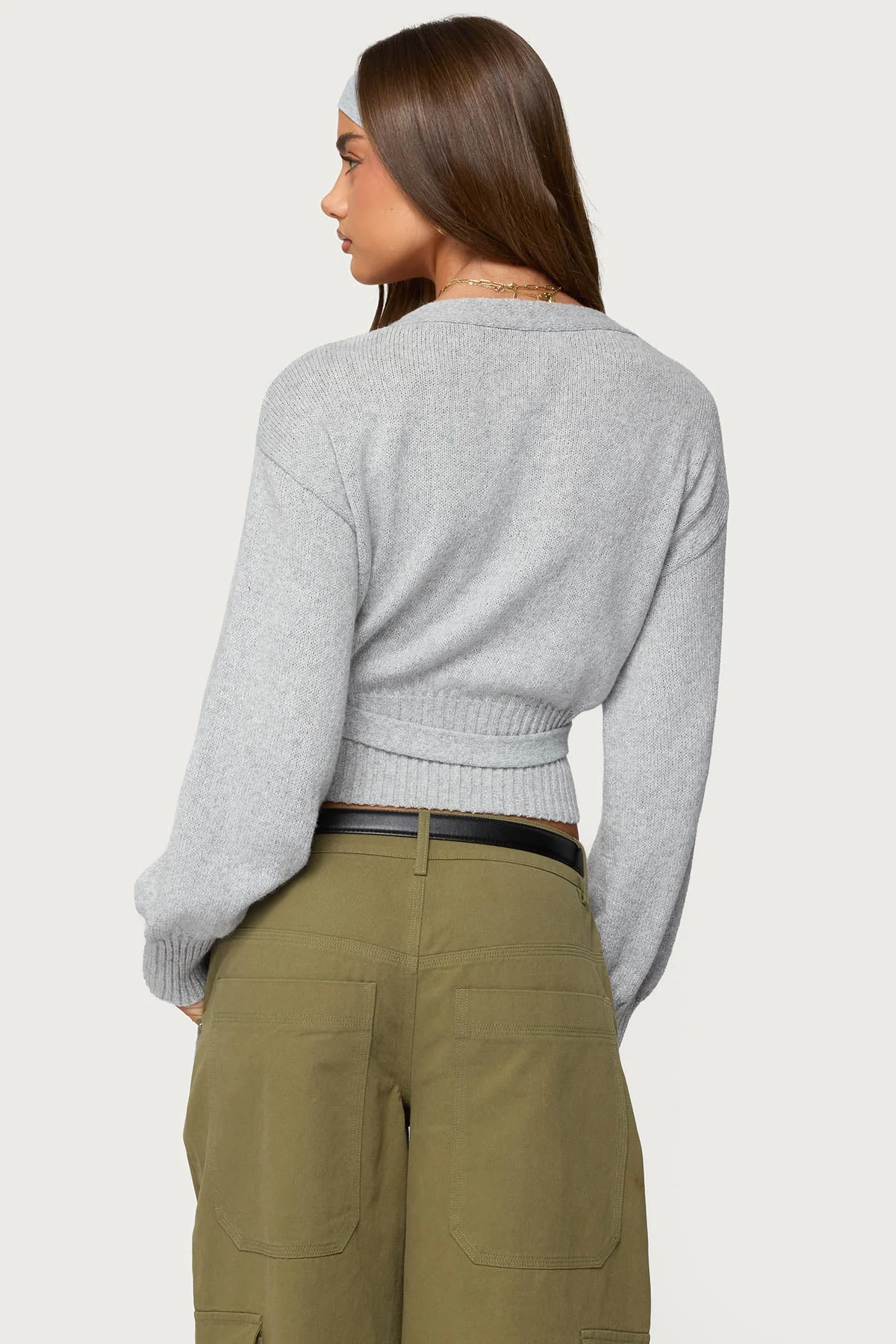 Stella Wrap Knit Cardigan - Image 4