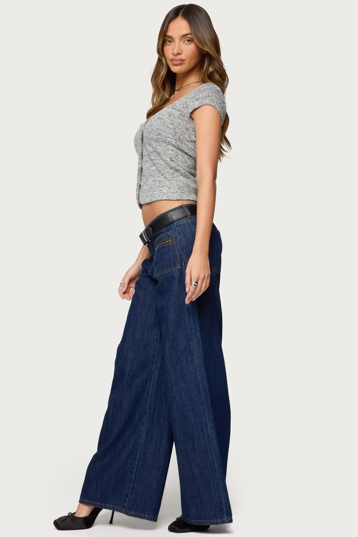 Blaunca Asymmetric Knit Top - Image 5