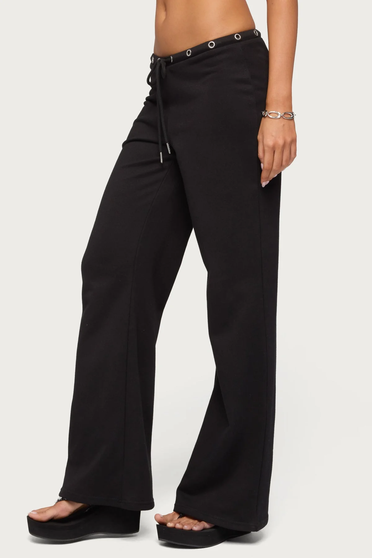Bronte Grommet Straight Leg Joggers - Image 4