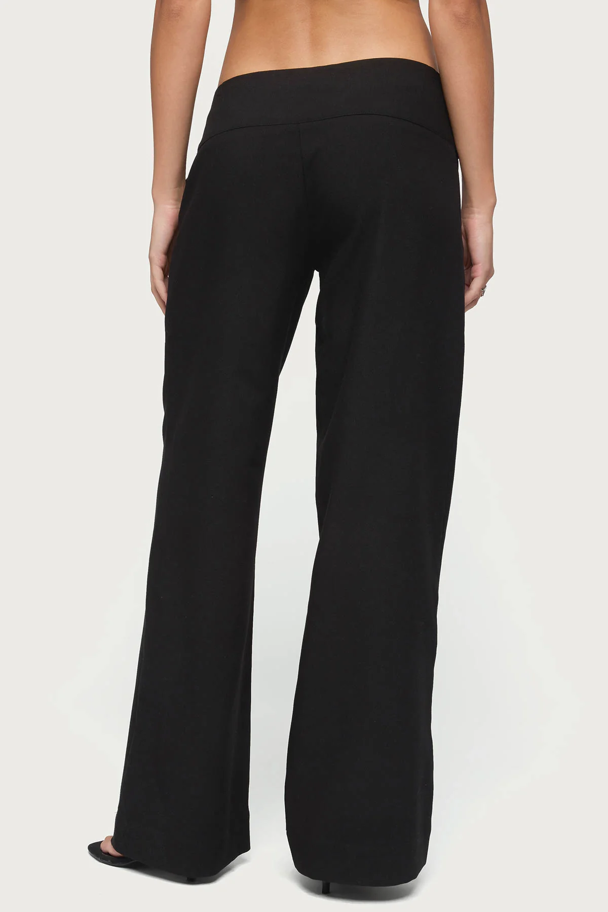 Cerise Buckle Low Rise Baggy Trousers - Image 5